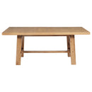 Middleton 6-piece Extension Leaf Dining Set Brown and Beige
