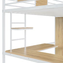 Loft Bed With L Shape Desk And Wardrobe