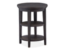 Westley Falls - Round Accent End Table - Graphite
