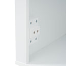 Freestanding Bathroom Vanity Tall With Damping Hinge Doors, Adjustable Shelves - White by HouseOfZazla