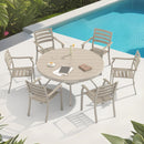 VRSHWO Iron Terrace Dining Chairs, Set of 2 by HouseOfZazla