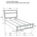 Annie - 5 Piece Bedroom Set