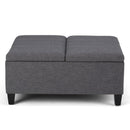 Ellis - Coffee Table Storage Ottoman Contemporary Design