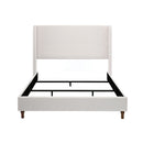 Hayden - Upholstered Wingback Bed With Tall Headboard by HouseOfZazla
