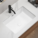 Rectangular Undermount Bathroom Sink