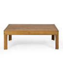 Outdoor 4 Seater Acacia Wood Chat Set With Wicker Accents And Cushions by HouseOfZazla