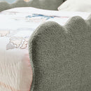 Cute Dinosaur Shaped Bed With Safety Guardrail, Toddler Frame by HouseOfZazla