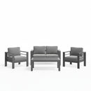 Outdoor Patio Set, All-Weather With Thick Cushions by HouseOfZazla