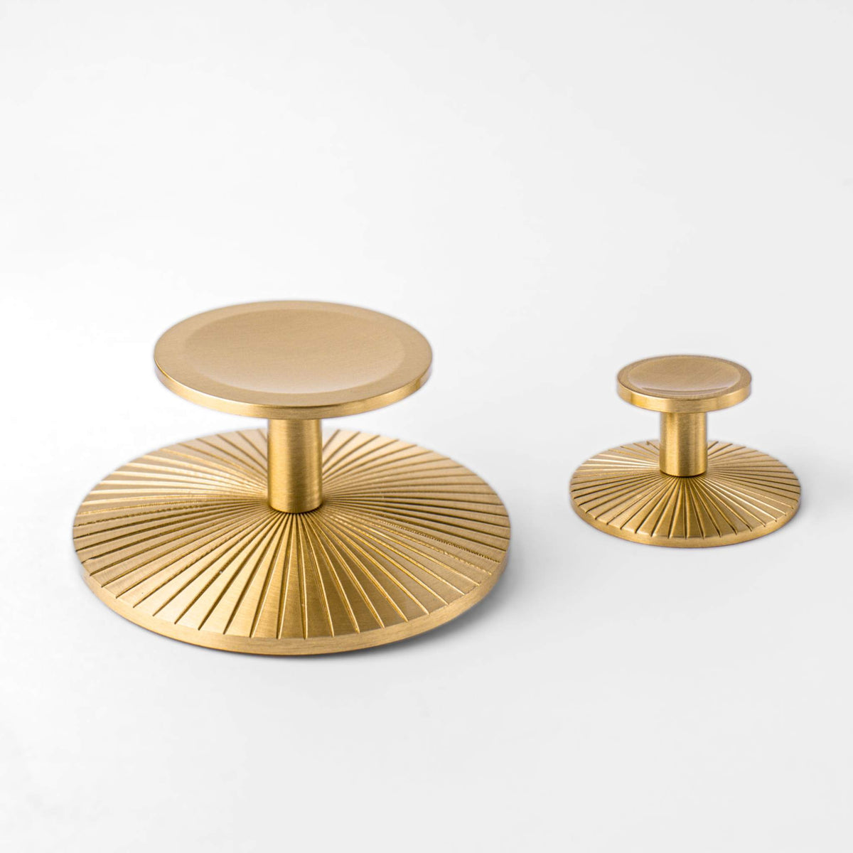 Sunburst, Solid Brass Cabinet Knobs, photo 6 of 6