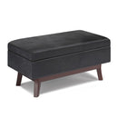 Owen - Upholstered Rectangular Storage Ottoman by HouseOfZazla