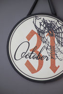 Set of 2, 12x12" Halloween Circle Sign