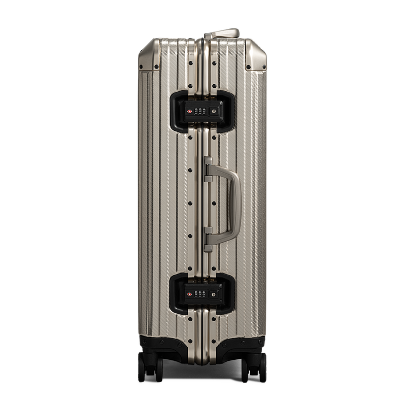 TREVA Aluminum Suitcase Champagne
