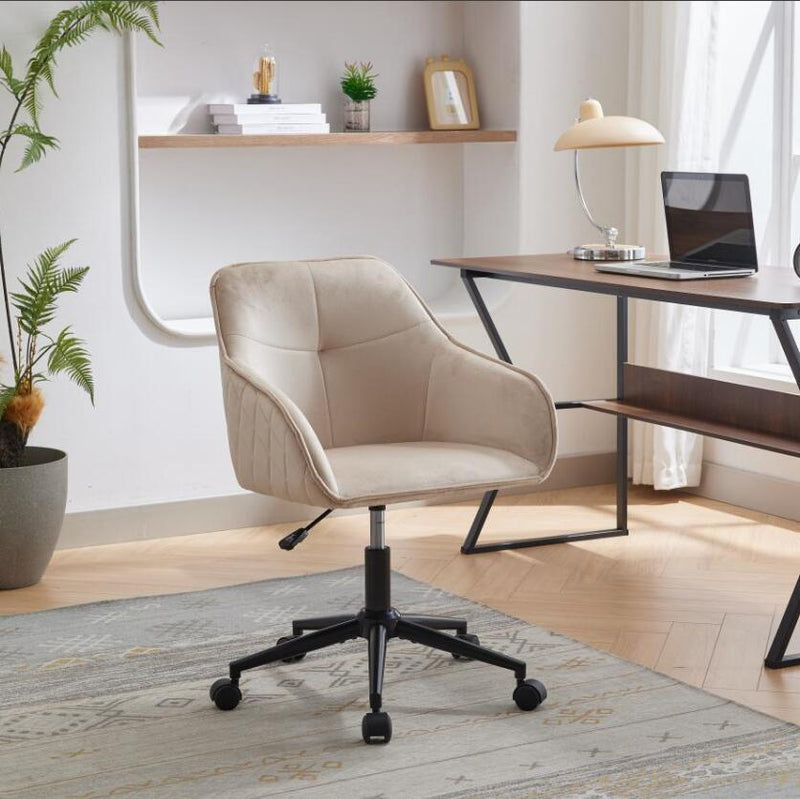 Walker Edison | Quilted Velvet Office Desk Chair