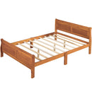 Platform Bed Frame Mattress Foundation Sleigh Bed With Headboard / Footboard / Wood Slat Suppor by HouseOfZazla