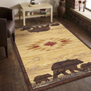 Nature's Nest - GC_CBL3006 Lodge Area Rug by HouseOfZazla