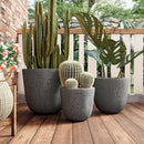U_STYLE Lightweight MGO Planter Set of 3 by HouseOfZazla