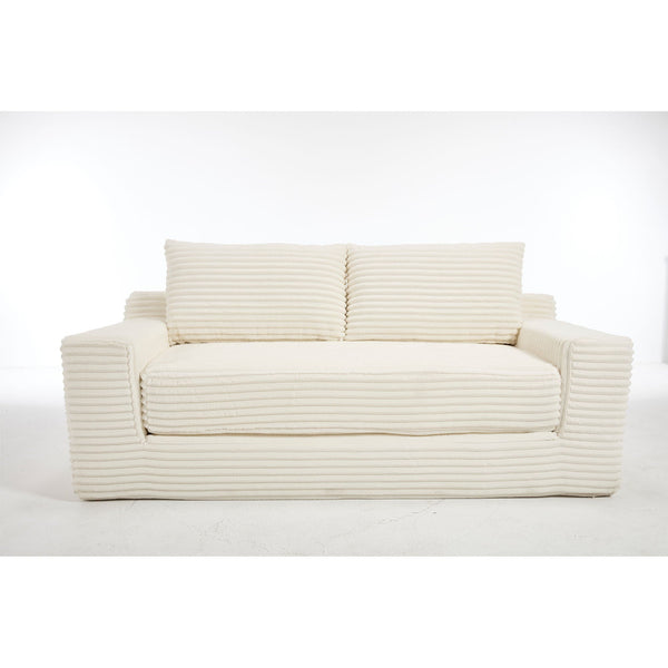 Convertible Loveseat Sofa Bed With Memory Foam & Steel Frame, photo 2 of 28