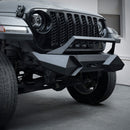 X Style Front Bumper with Winch Plate Compatible with Wrangler JK (2007-2017)