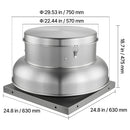 Roof Exhaust Fan with High-Power Motor and Adjustable Airflow by HouseOfZazla
