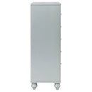 Arabesque - 5 Drawer Bedroom Chest - Silver