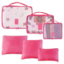 9Pcs Clothes Storage Bags Water-Resistant Travel Luggage Organizer Clothing Packing Cubes for Blouse Hosiery Stocking Underwear