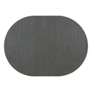 5-Piece Retro Functional Dining Set, 1 Extendable Table with a 16-inch Leaf and 4 Upholstered Chairs for Dining Room and Kitchen (Gray)