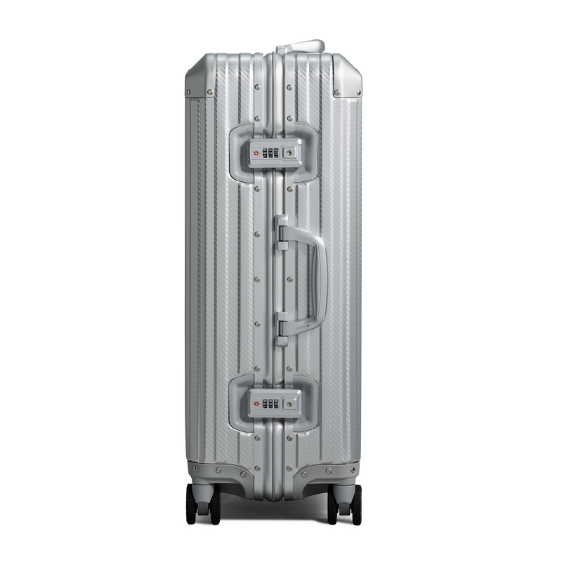 TREVA Aluminum Suitcase Silver