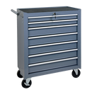 Multifunctional Rolling Tool Chest with 7 Drawers
