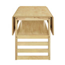 5 Piece Extendable Wood Square Dining Table Set With 2 Drop Leaves by HouseOfZazla
