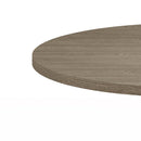 Tannen - Round 5 Piece Dining Table (Set of 5) - White And Gray by HouseOfZazla