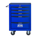 Rolling Metal Tool Chest With Drawers, Steel Storage Cabinet With Ball Bearing Slides by HouseOfZazla