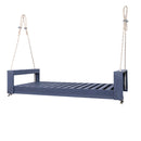 Twin Size Porch Swing Bed Seating Gray