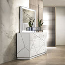 Esther - Dresser - White / Silver by Unique Piece Furniture