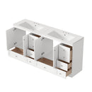 Shaker Free Standing Bathroom Vanity Cabinet & Sink, Soft Close Drawers, Soft Close Doors by HouseOfZazla