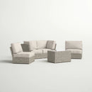 Stylish Modular Wicker Patio Seating Group by HouseOfZazla