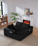 96.9" Cloud Sectional Couch with L-Shape Chaise