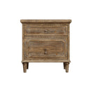 2 Drawer Nightstand - Taupe by HouseOfZazla