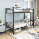 Space Saving Bunk Bed With Metal Frame And Ladder by HouseOfZazla