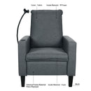Recliner Chairs For Adults, Adjustable Recliner Sofa With Mobile Phone Holder & Cup Holder, Modern Reclining Chairs Fabric Push Back Recliner Chairs For Living Room, Bedroom by HouseOfZazla
