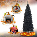 6 Feet Unlit Pencil Slim Tree Artificial Christmas Tree by LJGDeals