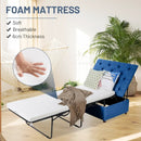 Folding Ottoman Sleeper Bed with Mattress for Guest Bed and Office Nap by LJGDeals