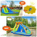 Inflatable Mighty Bounce House Jumper with Water Slide without Blower by LJGDeals