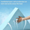 3 Inch Gel-Infused Cooling Bed Topper for All-Night Comfy by LJGDeals