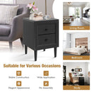 Multipurpose Retro Bedside Nightstand by LJGDeals