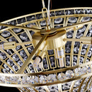 8-Light 23.6' Wide Crystal Waterfall Chandelier