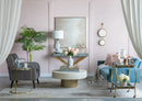 2 Circle Mirrors For Wall Decor, Unique Contemporary Wall Mirror For Living Room Bedroom Entryway - Gold by Unique Piece Furniture