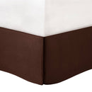 7 PC Pieced Faux Suede Comforter Set Red Cal King