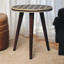 Inlay Bone Tripod Stool - Honey Caramel by HouseOfZazla