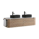 Erba 60 Inch Bathroom Vanity with Sink in Honey