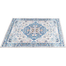 8x10FT VintageÊArea Rug Modern Non Slip Carpet Boho Low Pile Soft Rug Waterproof Machine Washable Rug for Living Room BedroomÊKitchen Dining Room Unde